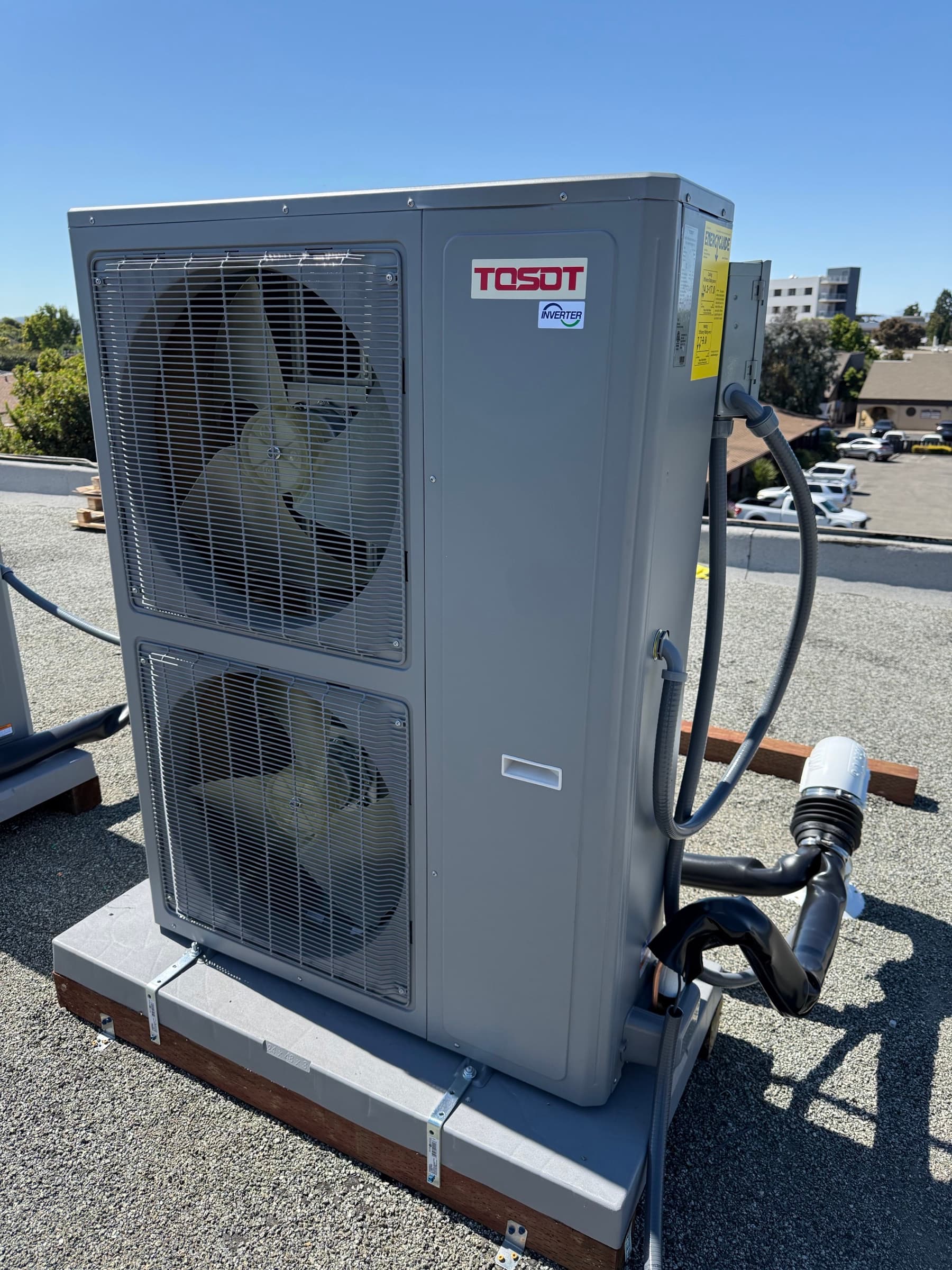 TOSOT inverter heat pump dual-fan condenser